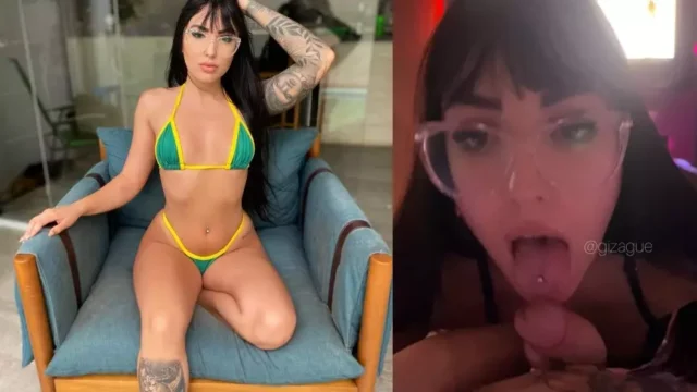 Giovanna Zague mamando e fudendo em vídeo amador